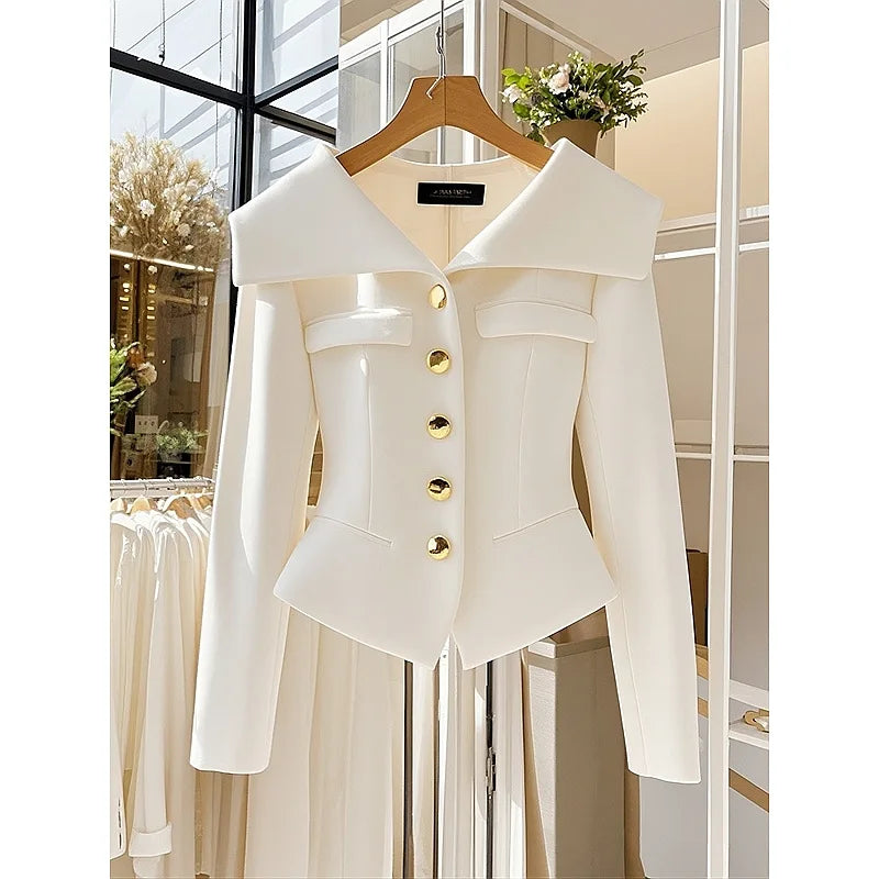 2025 Spring and Autumn New Occupation High-end Leisure Women's Coat Korean Version Loose Temperament Ladies Short Jacket