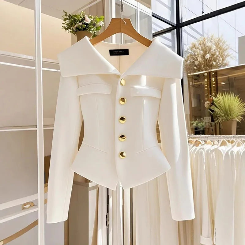 2025 Spring and Autumn New Occupation High-end Leisure Women's Coat Korean Version Loose Temperament Ladies Short Jacket