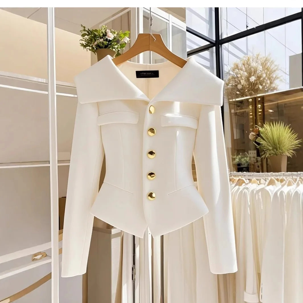 2025 Spring and Autumn New Occupation High-end Leisure Women's Coat Korean Version Loose Temperament Ladies Short Jacket