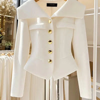 2025 Spring and Autumn New Occupation High-end Leisure Women's Coat Korean Version Loose Temperament Ladies Short Jacket