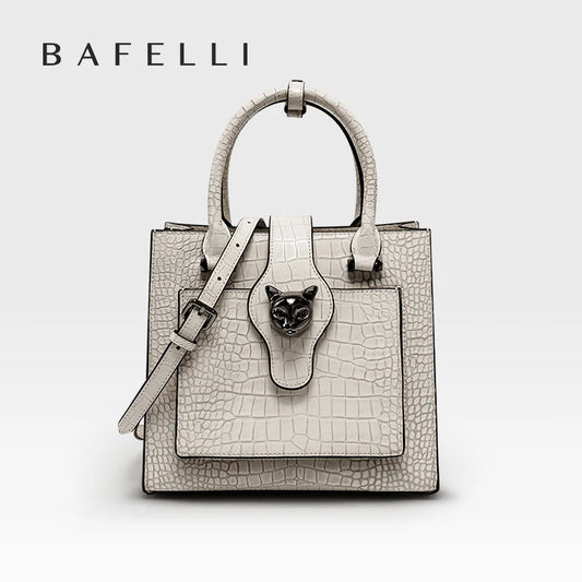 NEW WOMEN'S HANDBAGS BUSINESS LADY GENUINE LEATHER ORIGINAL LUXURY BRAND DESIGNER OFFICE FEMALE BAGS CROSSBODY CAT PURSE