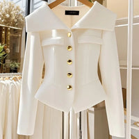 2025 Spring and Autumn New Occupation High-end Leisure Women's Coat Korean Version Loose Temperament Ladies Short Jacket