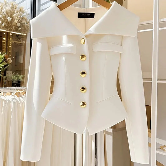 2025 Spring and Autumn New Occupation High-end Leisure Women's Coat Korean Version Loose Temperament Ladies Short Jacket