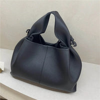Mini cloud bag, light luxury handheld crossbody bag, women's fashionable dumpling bag, makeup bag, cowhide storage bag