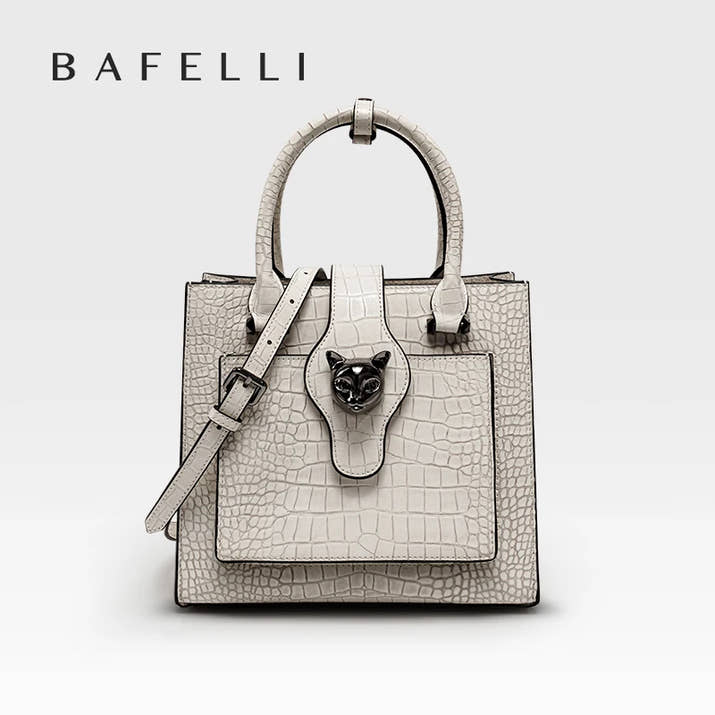 NEW WOMEN'S HANDBAGS BUSINESS LADY GENUINE LEATHER ORIGINAL LUXURY BRAND DESIGNER OFFICE FEMALE BAGS CROSSBODY CAT PURSE