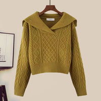 Big Size Women's Autumn Suit New Style Sweater Skirt Two-piece Set Regular Fit Vestidos De Dos Piezas Mujer Elegantes