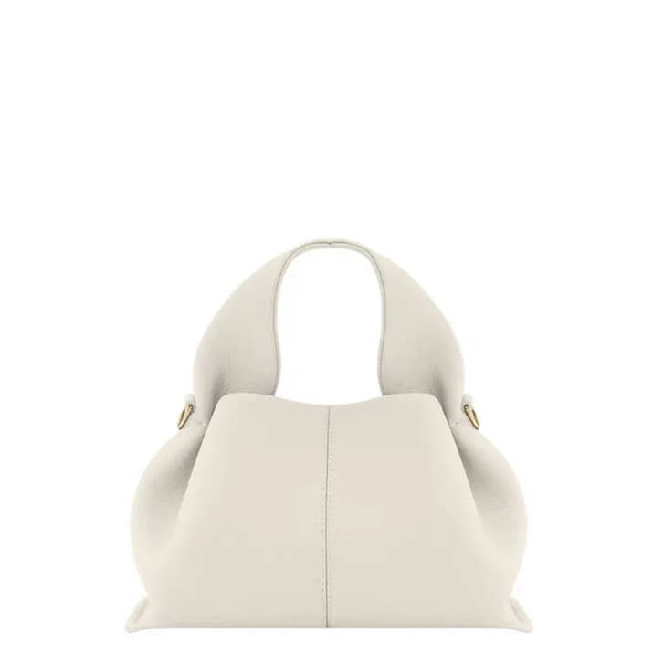 Mini cloud bag, light luxury handheld crossbody bag, women's fashionable dumpling bag, makeup bag, cowhide storage bag