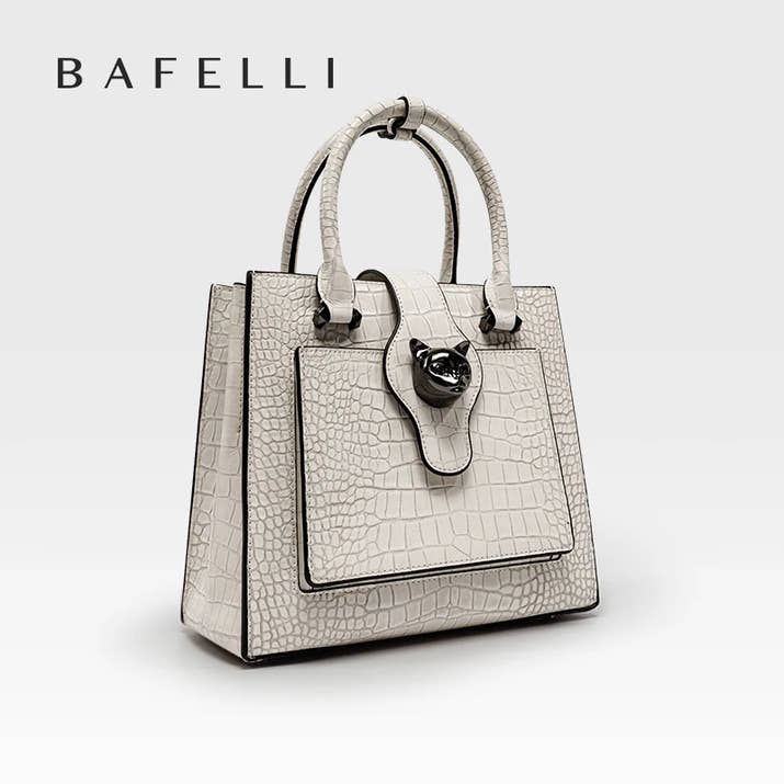 NEW WOMEN'S HANDBAGS BUSINESS LADY GENUINE LEATHER ORIGINAL LUXURY BRAND DESIGNER OFFICE FEMALE BAGS CROSSBODY CAT PURSE