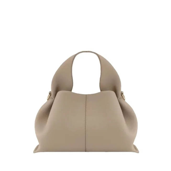 Mini cloud bag, light luxury handheld crossbody bag, women's fashionable dumpling bag, makeup bag, cowhide storage bag