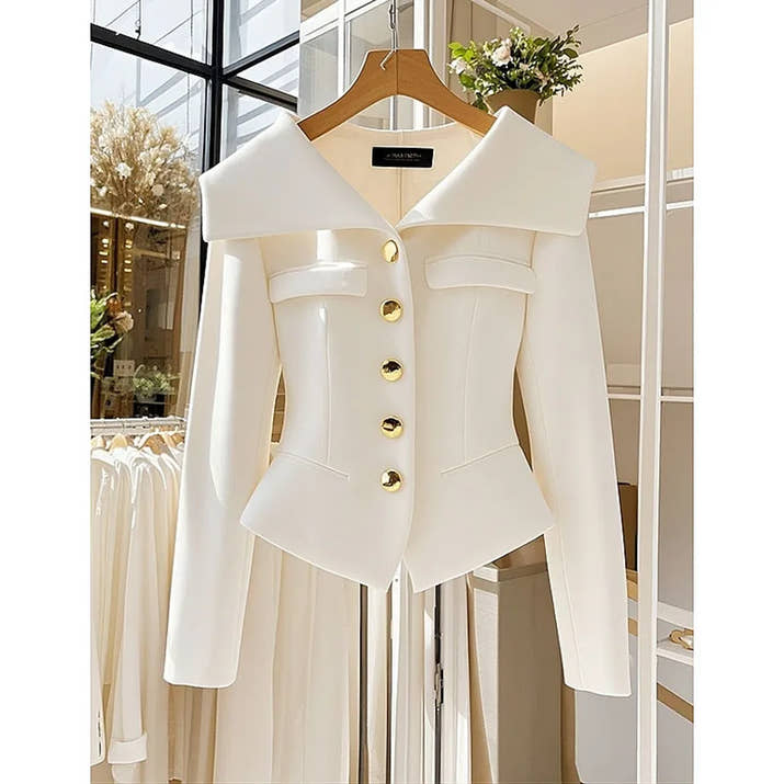 2025 Spring and Autumn New Occupation High-end Leisure Women's Coat Korean Version Loose Temperament Ladies Short Jacket